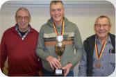 (v.l.n.r.) 2.Platz  Dieter Beumers   1.Platz Hugo Erkens     3.Platz Franz Lentzen   
