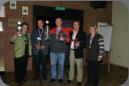 (v.l.n.r.) 1.Platz Damen Ingrid Wobedo  2.Platz Herren Hermann-Josef Kohlen  1.Platz Herren Lothar Lehmann  3.Platz Herren Werner Molling  2.Platz Damen Maria Kremer 