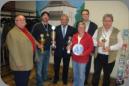 (v.l.n.r.) Stadtsportverband Wolfgang Gisbertz  1.Platz Herren Michael Dietschi   Brgermeister Reinhold Pillich  1.Platz Damen Maria Kremer  1.Vorsitzender Toni Barth  3.Platz Herren Helmut Krull
