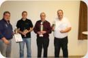 (v.l.n.r.) Stadtsportverband Bernhard Stamms 2.Platz Frank 'Sonnenscheim  1.Platz  Dieter Beumers  3.Platz Frank Isenburg